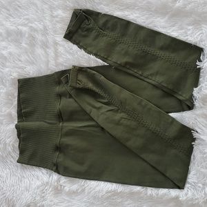 Free People High-Rise 7/8 Good Karma Leggings Secret Moss